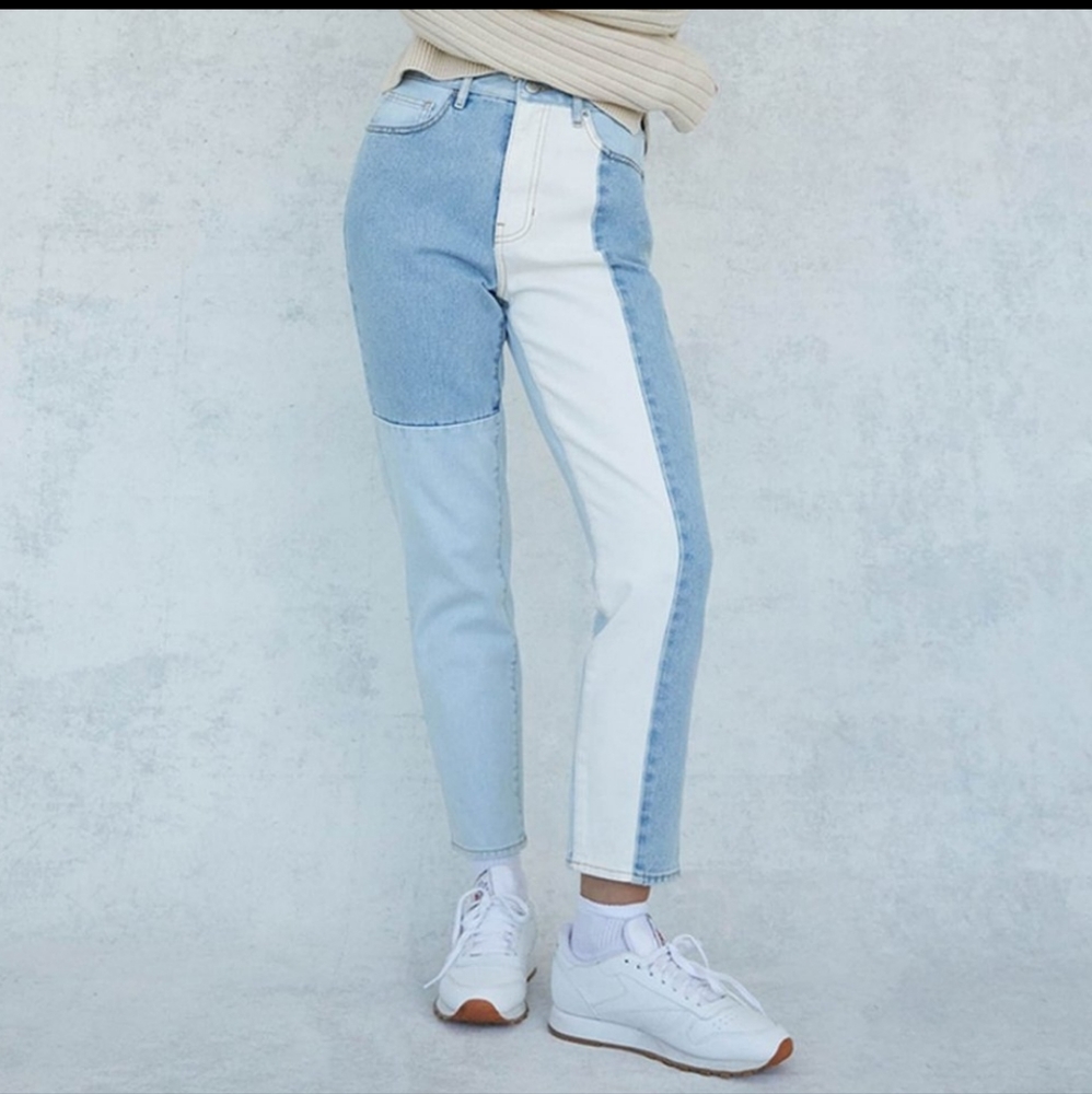 PacSun Eco Hopper Patch Mom Jeans, Size 26